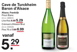 Sligro Cave de Turckheim Baron d'Alsace aanbieding