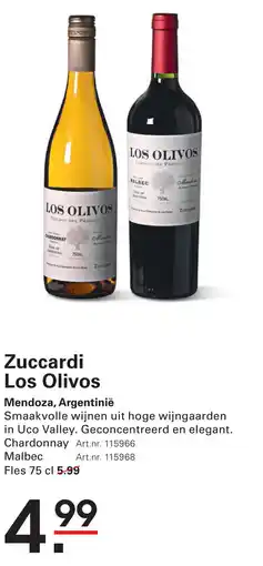 Sligro Zuccardi Los Olivos aanbieding