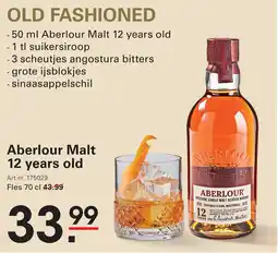 Sligro Aberlour Malt 12 years old aanbieding