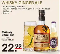 Sligro Monkey Shoulder aanbieding