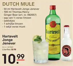 Sligro Hartevelt Jonge Jenever aanbieding