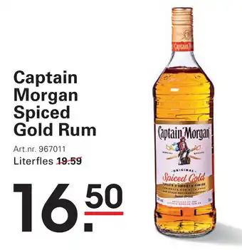 Sligro Captain Morgan Spiced Gold Rum aanbieding