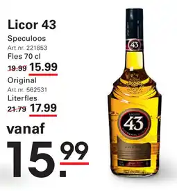 Sligro Licor 43 aanbieding