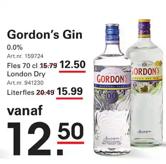 Sligro Gordon's Gin 0.0% aanbieding