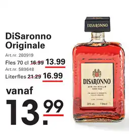 Sligro DiSaronno Originale aanbieding