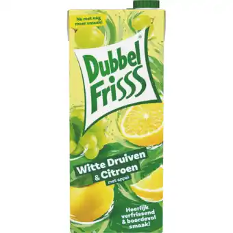 Jumbo DubbelFrisss Witte Druiven - Citroen 1,5L aanbieding