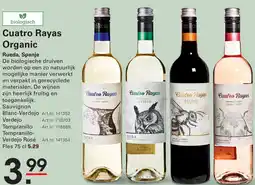 Sligro Cuatro Rayas Organic aanbieding
