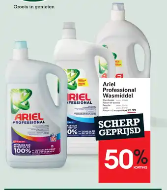 Sligro Ariel Professional Wasmiddel aanbieding