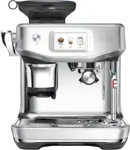 MediaMarkt SAGE the Barista Touch Impress Cold Pistonmachine Brushed Stainless Steel aanbieding
