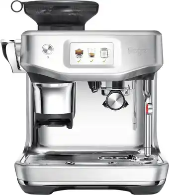 MediaMarkt SAGE the Barista Touch Impress Cold Pistonmachine Brushed Stainless Steel aanbieding