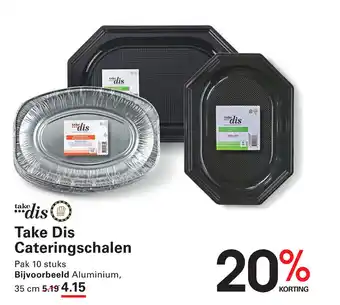 Sligro Take Dis Cateringschalen aanbieding