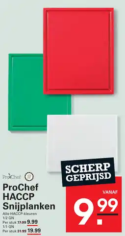 Sligro ProChef HACCP Snijplanken aanbieding
