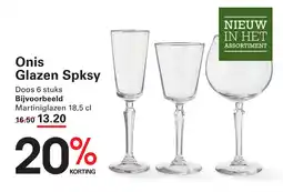 Sligro Onis Glazen Spksy aanbieding