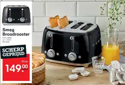 Sligro Smeg Broodrooster aanbieding