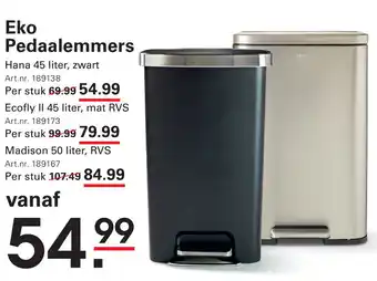 Sligro Eko Pedaalemmers aanbieding