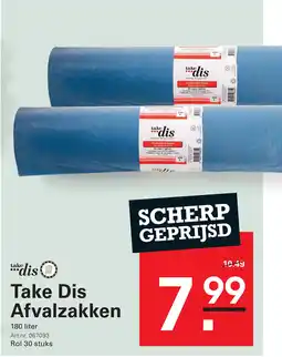 Sligro Take Dis Afvalzakken aanbieding