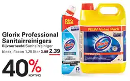 Sligro Glorix Professional Sanitairreinigers aanbieding