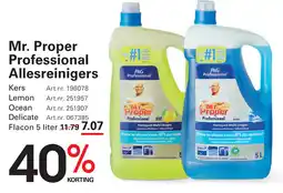 Sligro Mr. Proper Professional Allesreinigers aanbieding