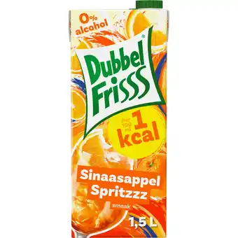 Jumbo DubbelFrisss 1Kcal Sinaasappel - Spritzzz 1,5L aanbieding
