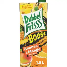 Jumbo DubbelFrisss Boost Ananas - Mango 1,5L aanbieding