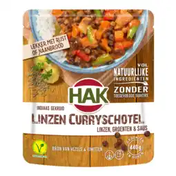 Jumbo Hak Indiaas Gekruid Linzen Curryschotel 550g aanbieding