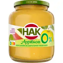 Jumbo Hak Appelmoes 0% 700 g aanbieding