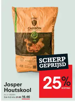 Sligro Josper Houtskool aanbieding