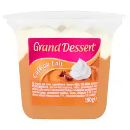 PLUS Ehrmann Grand dessert cafe au lait aanbieding