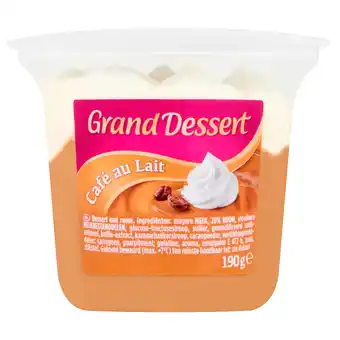 PLUS Ehrmann Grand dessert cafe au lait aanbieding