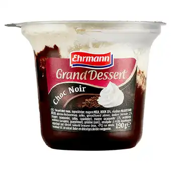 PLUS Ehrmann Grand dessert choc noir aanbieding