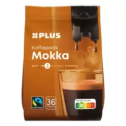 PLUS PLUS Koffiepads mokka Fairtrade aanbieding
