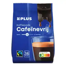 PLUS PLUS Koffiepads decaf Fairtrade aanbieding