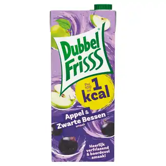 PLUS Dubbelfrisss 1kcal Appel & zwarte bes aanbieding