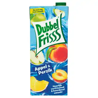 PLUS Dubbelfrisss Appel & perzik aanbieding