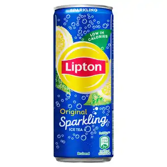 PLUS Lipton Ice tea sparkling aanbieding