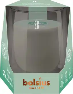 Intratuin Bolsius geurkaars CleanLight starterkit Cypress & Amber wit 24 uur D H cm aanbieding