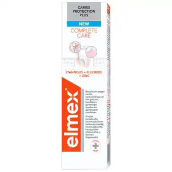PLUS Elmex Tandpasta anti caries complete care aanbieding
