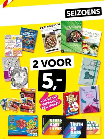 Boekenvoordeel Seizoens aanbieding