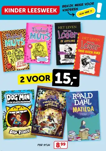 Boekenvoordeel Kinder Leesweek aanbieding