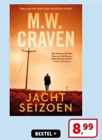 Boekenvoordeel M.w. Craven Jacht Seizon aanbieding