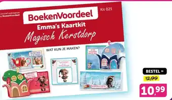 Boekenvoordeel BoekenVoordeel Emma's Kaartkit Magisch Kerstdorp aanbieding