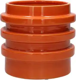 Intratuin Duif bloempot Fizz oranje D 15 H 14 cm aanbieding