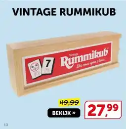 Boekenvoordeel Vintage Rummikub aanbieding