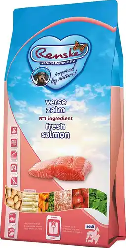 Intratuin Renske hondenbrokken Super Premium adult zalm 6,5 kg aanbieding