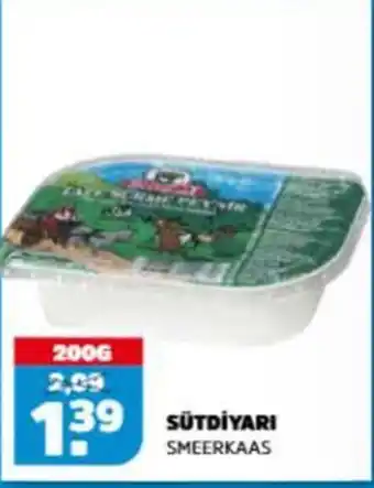 Sahan Supermarkten Sütdi̇yari Smeerkaas aanbieding
