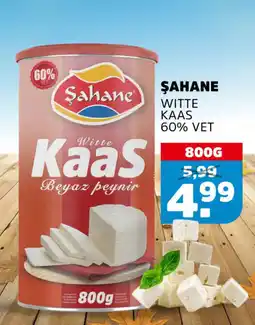 Sahan Supermarkten Şahane Witte Kaas 60% Vet aanbieding