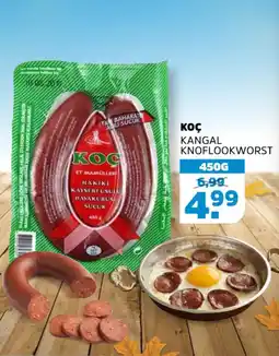 Sahan Supermarkten Κος Kangal Knoflookworst aanbieding