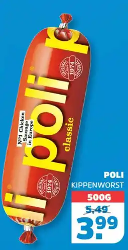 Sahan Supermarkten Poli Kippenworst aanbieding