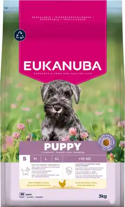Pets Place Eukanuba Puppy Small Breed - Hondenbrokken - Kip 3 kg aanbieding