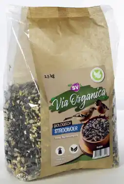 Welkoop Via Organica - Biologisch Strooivoer - Onkruidvrij- Tuinvogelvoer - 2,5kg aanbieding